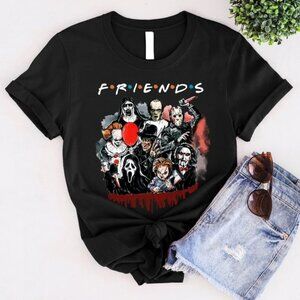 Horror Character Halloween Movie Costume Fan Gift Graphic Unisex T-shirt 79
